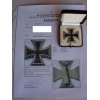 Iron Cross 1st Class, 1939 Cased # 1218