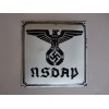 NSDAP Enamel Sign  # 1257