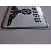 NSDAP Enamel Sign  # 1257