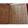 Mitgliedsbuch of the NSDAP / Heer Wehrpass / Reich Reisepass # 1836