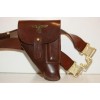 Leather Pistol Holster Rig   # 2028