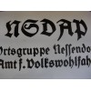 Ortsgruppe Public Welfare Enamel Sign  # 2440