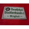 Deutscher Siedlerbund e.V. Mitglied Sign