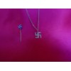 Swastika Necklace & Stickpin # 2674