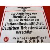 RZM Enamel Sign # 3027