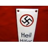 Heil Hitler Enamel Sign  # 3651