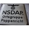 NSDAP Enamel Sign  # 3672