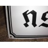 NSDAP Enamel Sign # 604