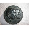 Hindenburg Hitler Cast Bronze Medallion  # 741
