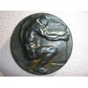 Hindenburg Hitler Cast Bronze Medallion  # 741