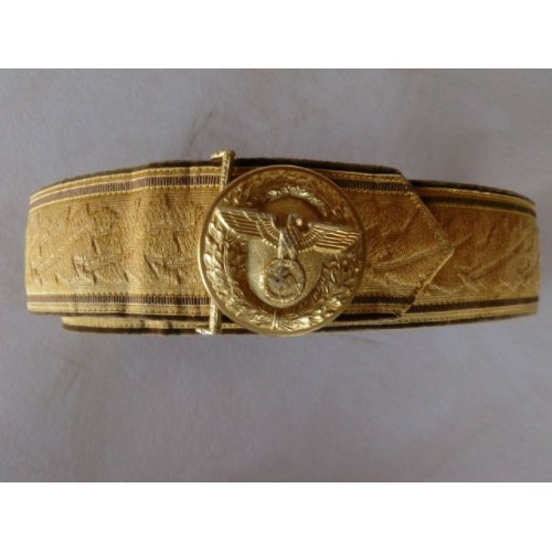 NSDAP Brocade belt and buckle # 1042