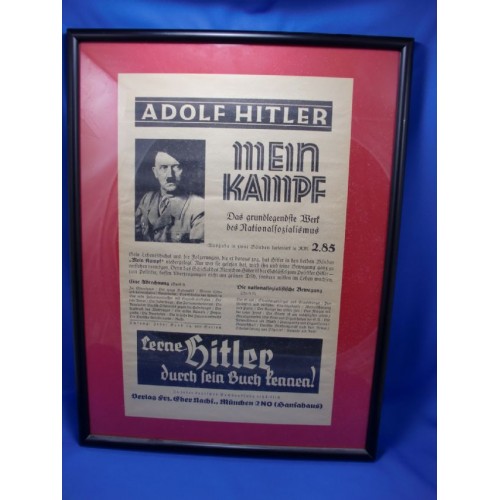 MEIN KAMPF Advertising Poster # 1098