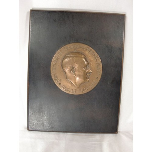 Adolf Hitler Plaque