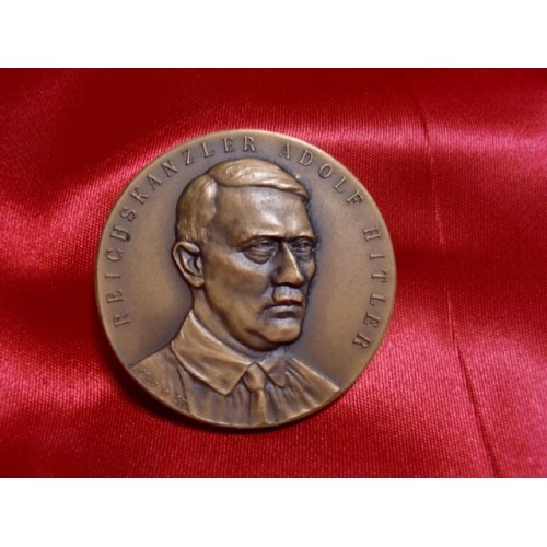 Hitler Hindenburg Medallion # 1185