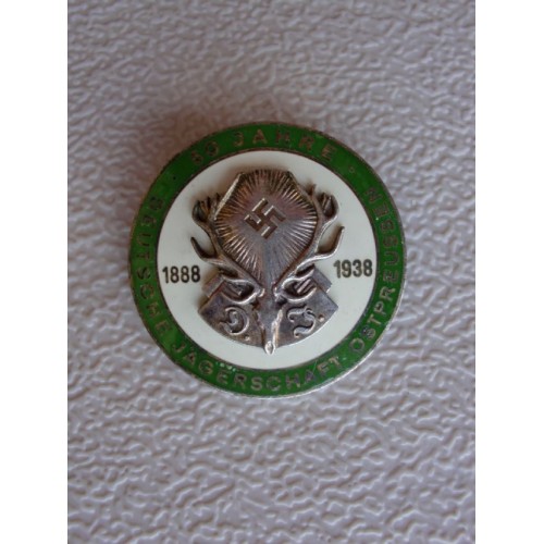 Deutsche Jägerschaft 50 year member badge  # 1290