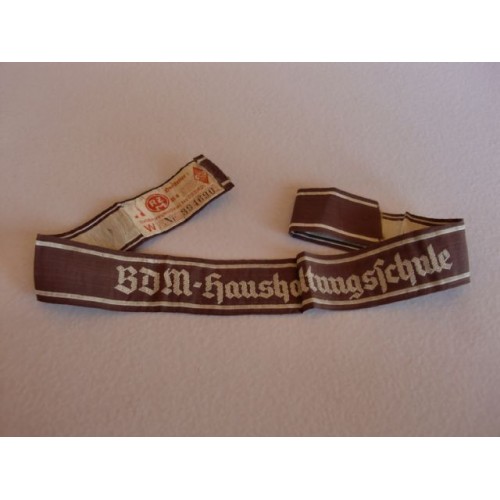 BDM HaushaltungsSchule Cuff Title # 1302