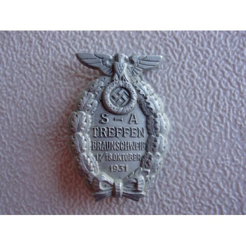 SA Treffen Braunschweig Badge # 1336