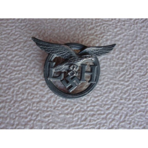 Luftwaffe Flak Helper HJ Badge # 1365