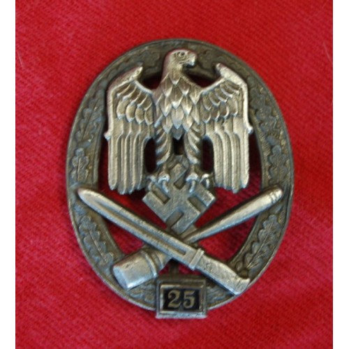 25 General Assault Badge # 1396