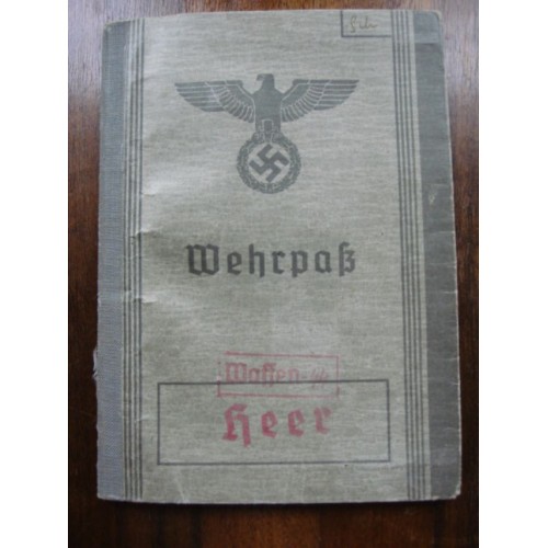 SS Wehrpass # 1439