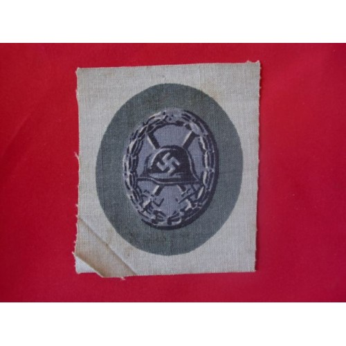 Black Wound Badge; Cloth