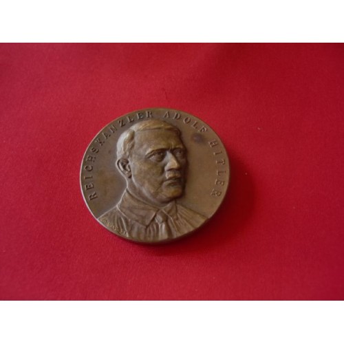 Hitler Hindenburg Medallion  # 1820