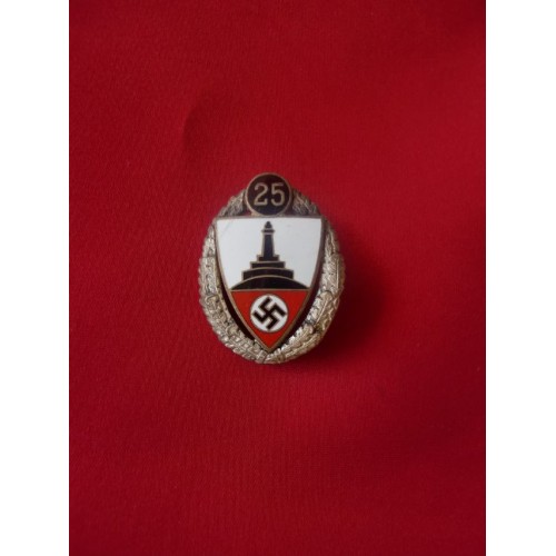 Reichskriegerbund Kyffhauser 25 Year Pin # 1832