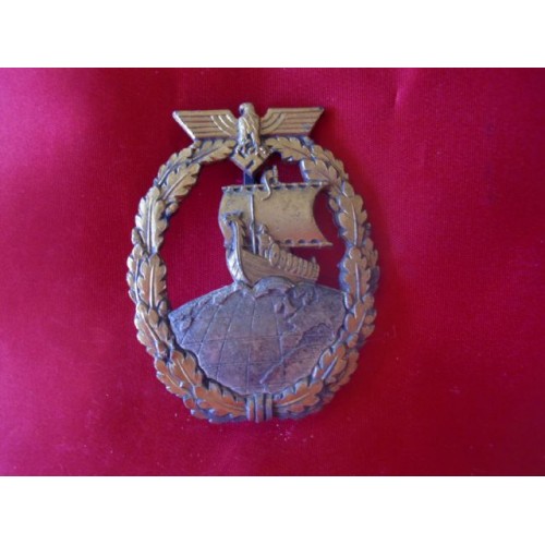 Auxiliary Cruiser War Badge # 1881