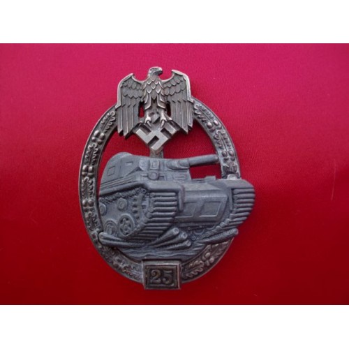 25 Panzer Assault Badge # 2309