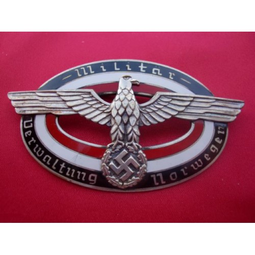 Militar Verwaltung Norwegen Badge # 2313