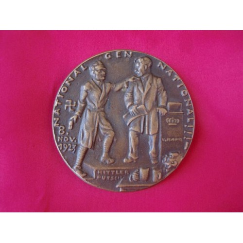 Hitler Putsch Medallion # 2321