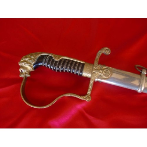 Army Lion Head Sword # 2539