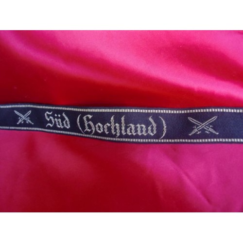 NS-RKB Administrative District Süd (Hochland) Cufftitle    # 2728