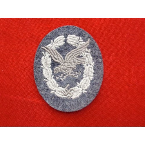 Luftwaffe Cloth Gunner/Wireless Patch # 2771