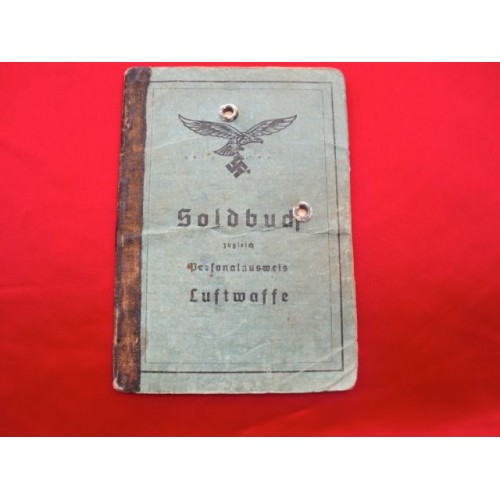 Luftwaffe Soldbuch # 2777