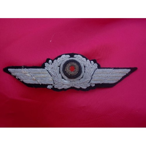 Luftwaffe Officer's Cap Wreath # 2828