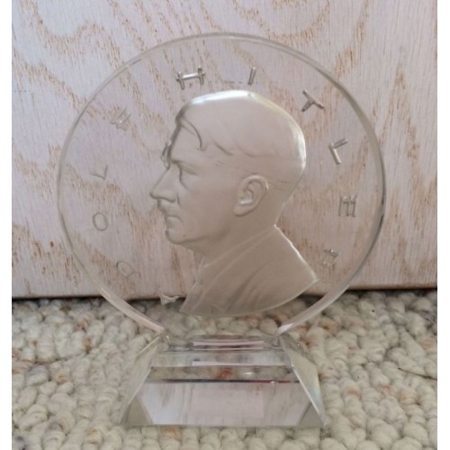 Adolf Hitler Glass Display # 2985