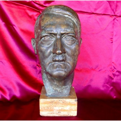 Adolf Hitler Bronze Bust # 3007