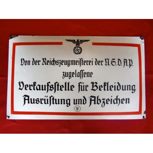 RZM Enamel Sign # 3026