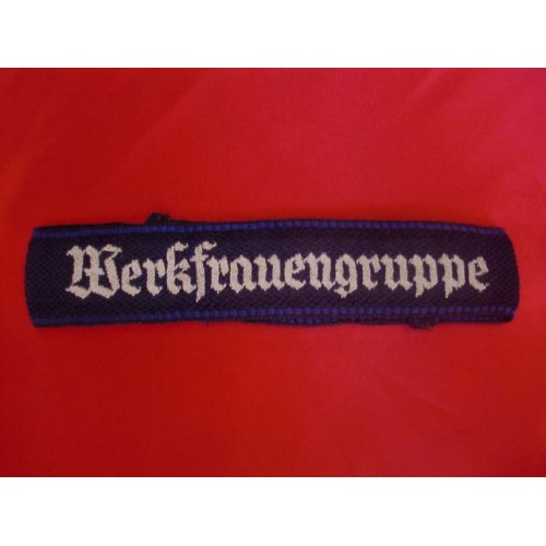 NSV/DAF Werkfrauengruppe Cufftitle