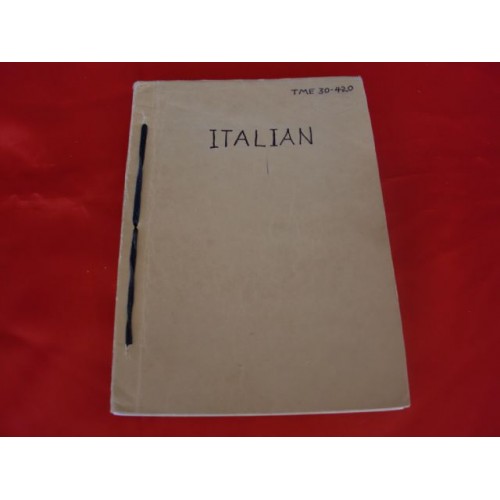 Handbook on the Italian Military Forces. # 3261