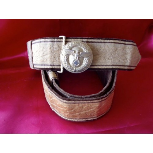 NSDAP Brocade Belt and Buckle # 3384