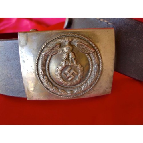 Early SS EM Belt Buckle # 3393