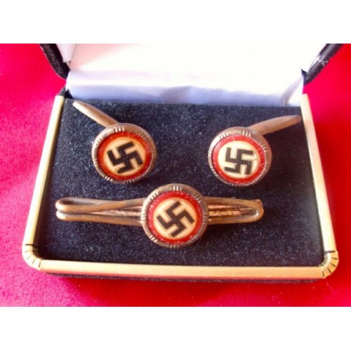 Funk's Cufflinks & Tie Clasp # 3416