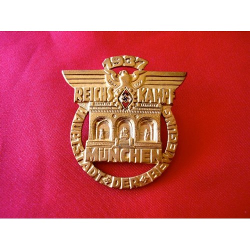 1937 Munich Reichskampf Badge # 3468