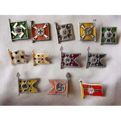 WHW War Relief Flag Badges # 3615