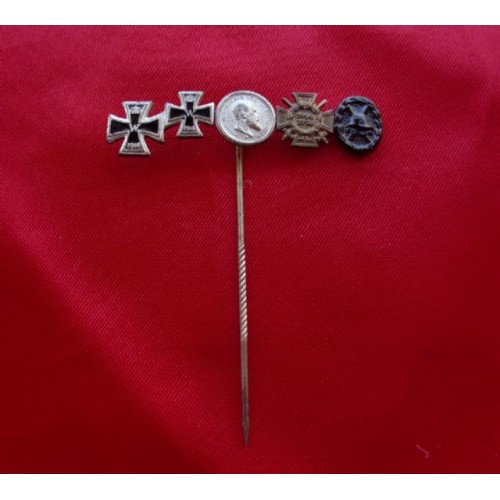 5 Medal Stickpin # 3825