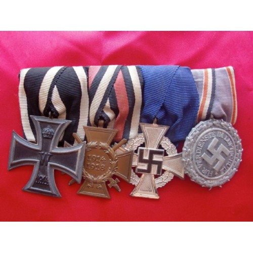 4 Medal Ribbon Bar