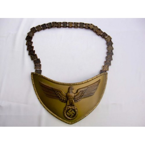 NSDAP Political Leader Flag Bearer's Gorget   # 3898