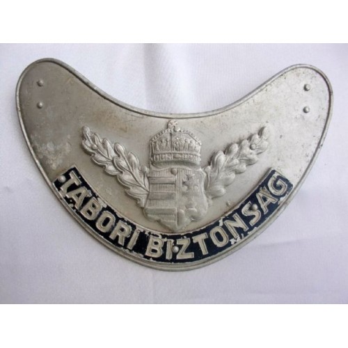 Hungarian Army Military Police Gorget # 3913